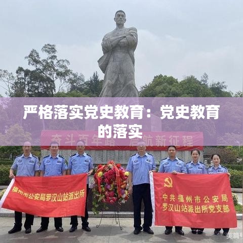 嚴格落實黨史教育：黨史教育的落實 