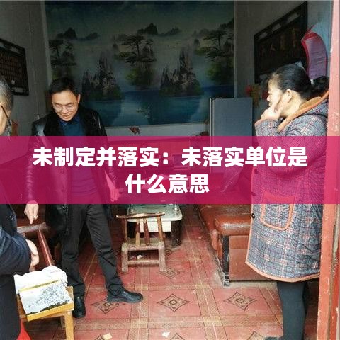 未制定并落實(shí)：未落實(shí)單位是什么意思 