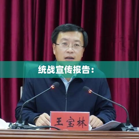 統(tǒng)戰(zhàn)宣傳報(bào)告： 