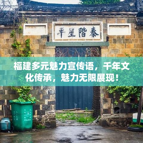 福建多元魅力宣傳語，千年文化傳承，魅力無限展現(xiàn)！